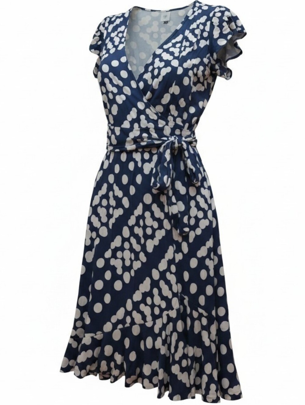 CABI‎ | Hidden Mickey Polka Dot Wrap Dress Disney Inspired | XL